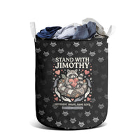 Jimothy The Raccoon Laundry Basket Vintage Raccoon Small Frame Big Heart