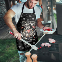 Jimothy The Raccoon Apron Vintage Raccoon Small Frame Big Heart