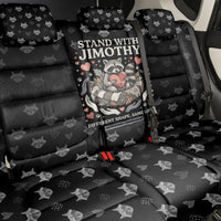 Jimothy The Raccoon Back Car Seat Cover Vintage Raccoon Small Frame Big Heart