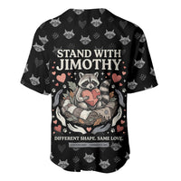 Jimothy The Raccoon Baseball Jersey Vintage Raccoon Small Frame Big Heart