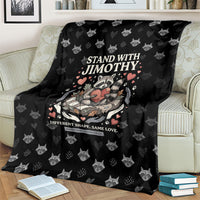 Jimothy The Raccoon Blanket Vintage Raccoon Small Frame Big Heart