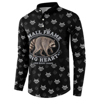 Jimothy The Raccoon Button Sweatshirt Vintage Raccoon Small Frame Big Heart