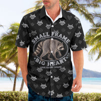 Jimothy The Raccoon Hawaiian Shirt Vintage Raccoon Small Frame Big Heart
