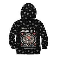 Jimothy The Raccoon Kid Hoodie Vintage Raccoon Small Frame Big Heart