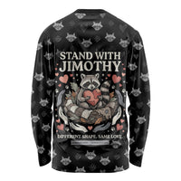 Jimothy The Raccoon Long Sleeve Shirt Vintage Raccoon Small Frame Big Heart