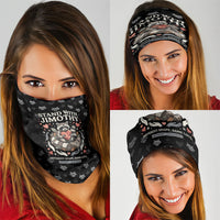 Jimothy The Raccoon Neck Gaiter Vintage Raccoon Small Frame Big Heart