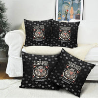 Jimothy The Raccoon Pillow Cover Vintage Raccoon Small Frame Big Heart