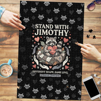 Jimothy The Raccoon Puzzle Vintage Raccoon Small Frame Big Heart