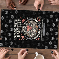 Jimothy The Raccoon Puzzle Vintage Raccoon Small Frame Big Heart