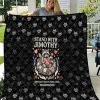 Jimothy The Raccoon Quilt Vintage Raccoon Small Frame Big Heart