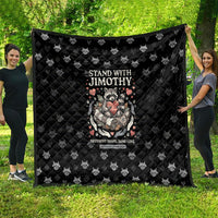 Jimothy The Raccoon Quilt Vintage Raccoon Small Frame Big Heart