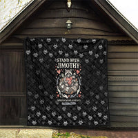 Jimothy The Raccoon Quilt Vintage Raccoon Small Frame Big Heart
