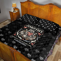 Jimothy The Raccoon Quilt Bed Set Vintage Raccoon Small Frame Big Heart