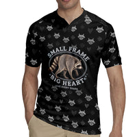 Jimothy The Raccoon Rugby Jersey Vintage Raccoon Small Frame Big Heart