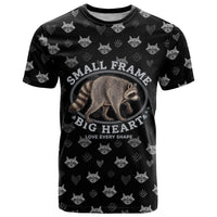 Jimothy The Raccoon T Shirt Vintage Raccoon Small Frame Big Heart