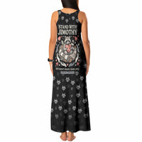 Jimothy The Raccoon Tank Maxi Dress Vintage Raccoon Small Frame Big Heart