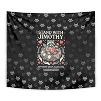 Jimothy The Raccoon Tapestry Vintage Raccoon Small Frame Big Heart