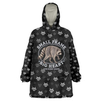 Jimothy The Raccoon Wearable Blanket Hoodie Vintage Raccoon Small Frame Big Heart