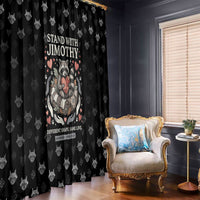 Jimothy The Raccoon Window Curtain Vintage Raccoon Small Frame Big Heart