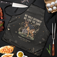 Jimothy And Quasimodo Apron Vintage German Shepherd And Raccoon - Born Rare Loved Deeply