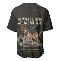 Jimothy And Quasimodo Baseball Jersey Vintage German Shepherd And Raccoon - Born Rare Loved Deeply