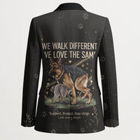 Jimothy And Quasimodo Blazer Vintage German Shepherd And Raccoon - Born Rare Loved Deeply