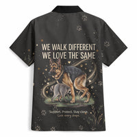 Jimothy And Quasimodo Hawaiian Shirt Vintage German Shepherd And Raccoon - Born Rare Loved Deeply