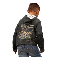 Jimothy And Quasimodo Kid Hoodie Vintage German Shepherd And Raccoon - Born Rare Loved Deeply