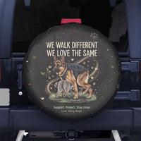 Jimothy And Quasimodo Spare Tire Cover Vintage German Shepherd And Raccoon - Born Rare Loved Deeply