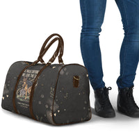 Jimothy And Quasimodo Travel Bag Vintage German Shepherd And Raccoon - Born Rare Loved Deeply