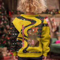 Germany Christmas Kid Ugly Christmas Sweater with Bear Boar Otter Squirrel and Holiday Pattern Design - Wonder Print Shop
