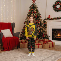 Germany Christmas Pajama Set with Bear Boar Otter Squirrel and Holiday Pattern Design - Wonder Print Shop