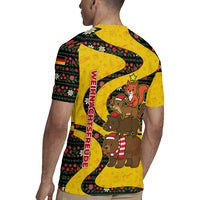 Germany Christmas Rugby Jersey with Bear Boar Otter Squirrel and Holiday Pattern Design - Wonder Print Shop