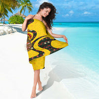 Germany Christmas Sarong with Bear Boar Otter Squirrel and Holiday Pattern Design - Wonder Print Shop