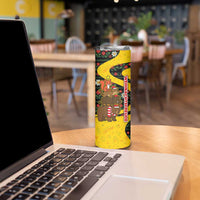 Germany Christmas Skinny Tumbler with Bear Boar Otter Squirrel and Holiday Pattern Design - Wonder Print Shop