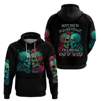 Don't Try To Figure Me Out Skull Hoodie - Wonder Print Shop