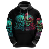 Don't Try To Figure Me Out Skull Hoodie - Wonder Print Shop