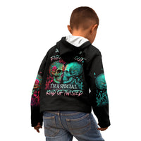 Don't Try To Figure Me Out Skull Kid Hoodie - Wonder Print Shop