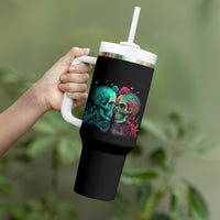Don't Try To Figure Me Out Skull Tumbler With Handle - Wonder Print Shop