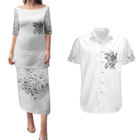 Rock Paper, Sgissors Throat Pungh I Win Couples Matching Puletasi Dress and Hawaiian Shirt - Wonder Print Shop