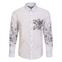 Rock Paper, Sgissors Throat Pungh I Win Family Matching Off Shoulder Short Dress and Hawaiian Shirt - Wonder Print Shop