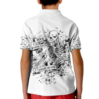 Rock Paper, Sgissors Throat Pungh I Win Kid Polo Shirt - Wonder Print Shop