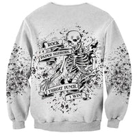 Rock Paper, Sgissors Throat Pungh I Win Sweatshirt - Wonder Print Shop