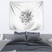Rock Paper, Sgissors Throat Pungh I Win Tapestry - Wonder Print Shop