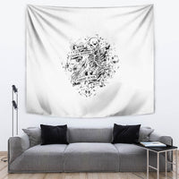 Rock Paper, Sgissors Throat Pungh I Win Tapestry - Wonder Print Shop