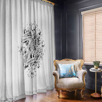 Rock Paper, Sgissors Throat Pungh I Win Window Curtain - Wonder Print Shop