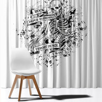 Rock Paper, Sgissors Throat Pungh I Win Window Curtain - Wonder Print Shop