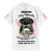 Warning My Mouth Messy Bun Family Matching Mermaid Dress and Hawaiian Shirt - Wonder Print Shop