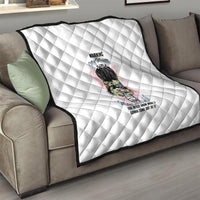 Warning My Mouth Messy Bun Quilt - Wonder Print Shop