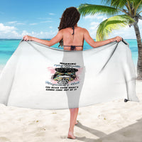 Warning My Mouth Messy Bun Sarong - Wonder Print Shop
